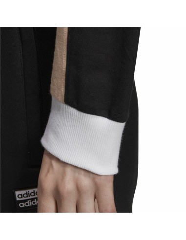 Polo à manches courtes femme Adidas Originals Cropped Femme Noir