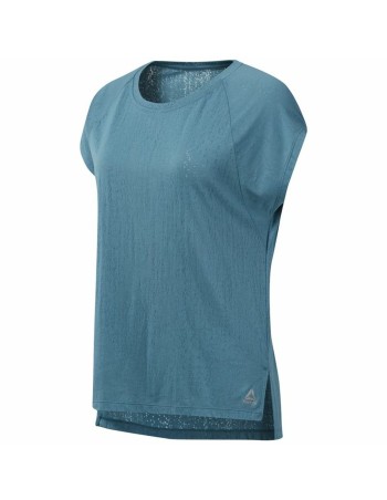 Maillot de Corps sans Manches pour Femme Reebok Burnout Bleu