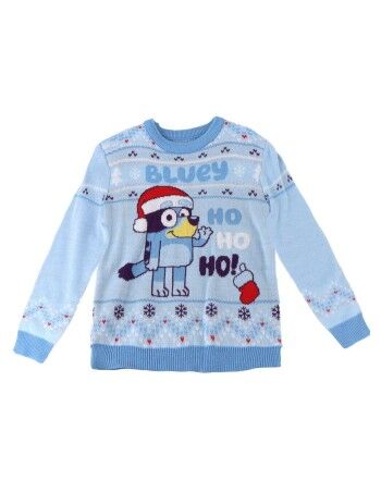 Pull unisex Bluey Christmas Bleu clair
