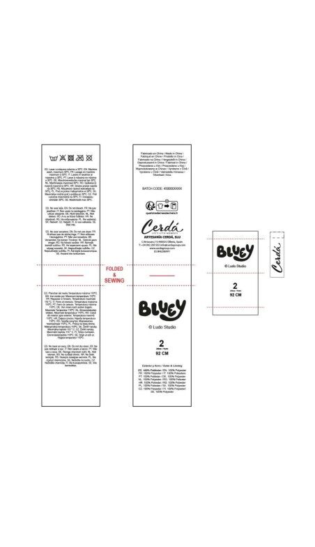 Pull unisex Bluey Christmas Bleu clair