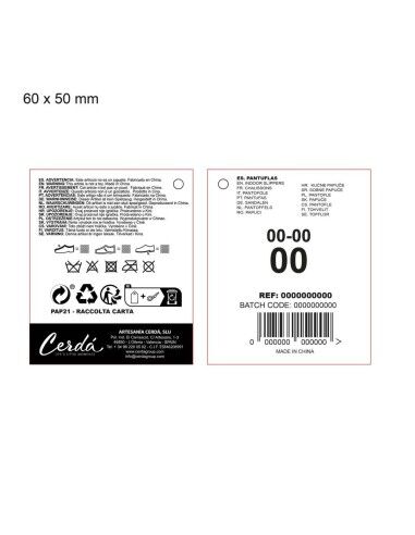 Chinelos de casa Wicked Multicolor