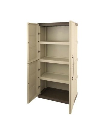 Armoire TOOD 70 x 39 x 165 cm Beige Gris Résine 60 Kg 70 x 39 x 165 cm