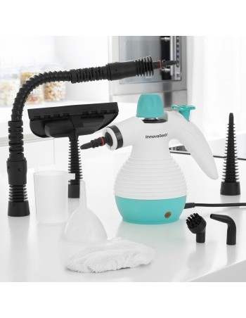 Nettoyeur Vapeur à Main 9 en 1 avec Accessoires Steany InnovaGoods 0,35 L 3 Bar 1000W 2