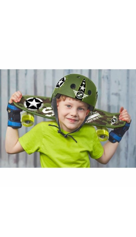Casque Stamp Military Star Noir