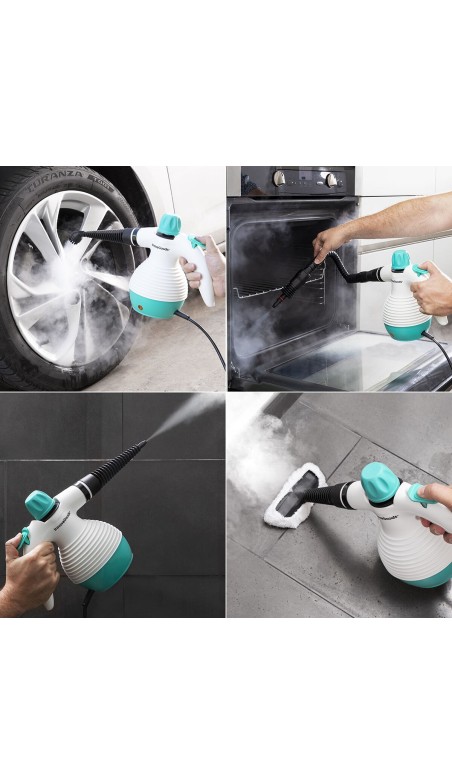 Nettoyeur Vapeur à Main 9 en 1 avec Accessoires Steany InnovaGoods 0,35 L 3 Bar 1000W