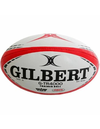 Ballon de Rugby Gilbert G-TR4000 5 Blanc Rouge