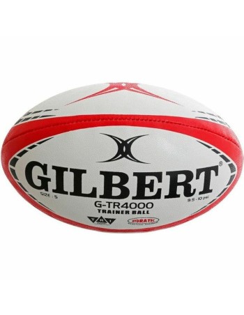 Ballon de Rugby Gilbert G-TR4000 Blanc 28 cm Rouge