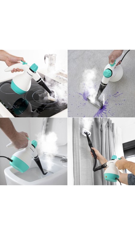 Nettoyeur Vapeur à Main 9 en 1 avec Accessoires Steany InnovaGoods 0,35 L 3 Bar 1000W