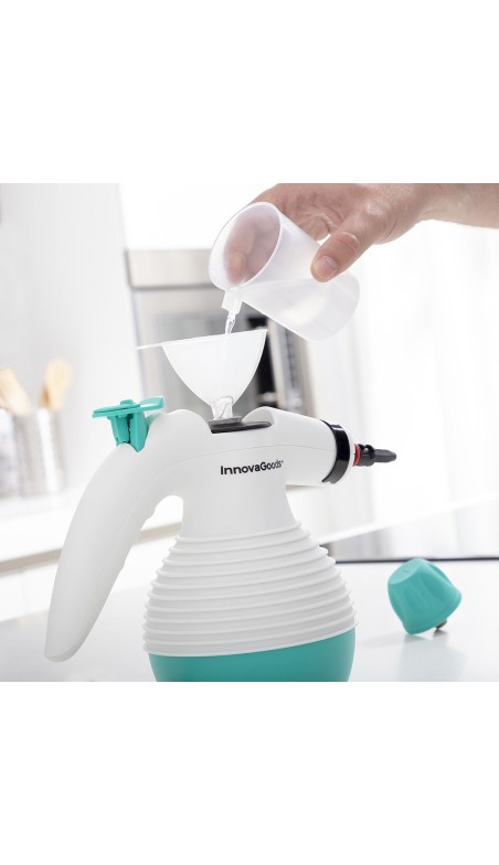 Nettoyeur Vapeur à Main 9 en 1 avec Accessoires Steany InnovaGoods 0,35 L 3 Bar 1000W