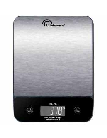 keukenweegschaal Little Balance 10 kg Zilverkleurig 23,8 x 17,3 cm