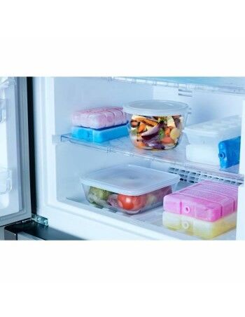 Set van stapelbare en luchtdichte voedselcontainers Pyrex Cook & Freeze Transparant 8 Onderdelen 2