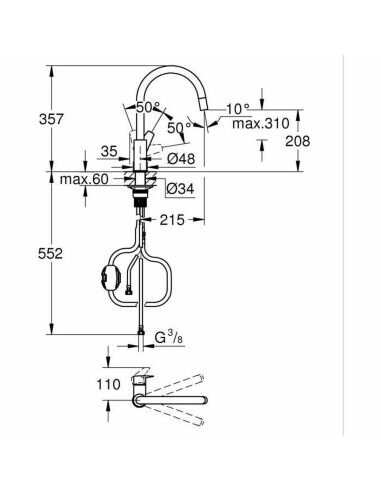 Mitigeur Grohe Start Edge