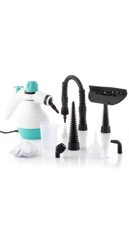 Nettoyeur Vapeur à Main 9 en 1 avec Accessoires Steany InnovaGoods 0,35 L 3 Bar 1000W