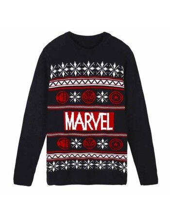 Pull unisex Marvel Bleu foncé