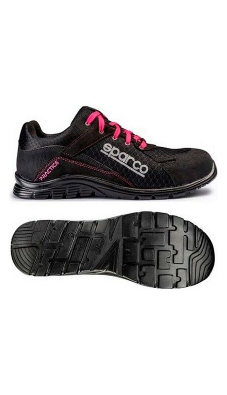 Sicherheits-Schuhe Sparco Practice Schwarz Rosa
