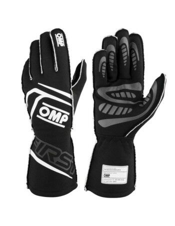 Guantes de Karting OMP MY2025 Negro FIA 8856-2018
