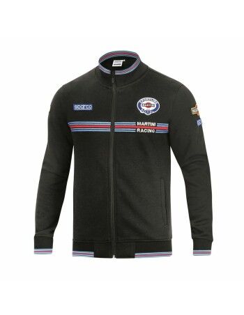 Sweat sans capuche homme Sparco MARTINI RACING Noir Taille M