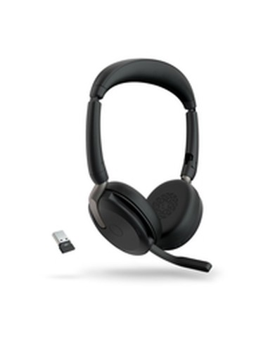 Bluetooth Kopfhörer mit Mikrofon Jabra Evolve2 65 Flex Schwarz