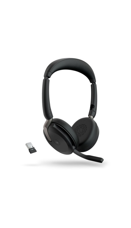 Casques Bluetooth avec Microphone Jabra Evolve2 65 Flex Noir