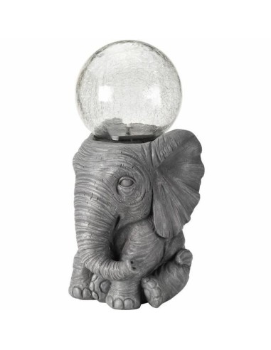 Lampe solaire elephant Blanc