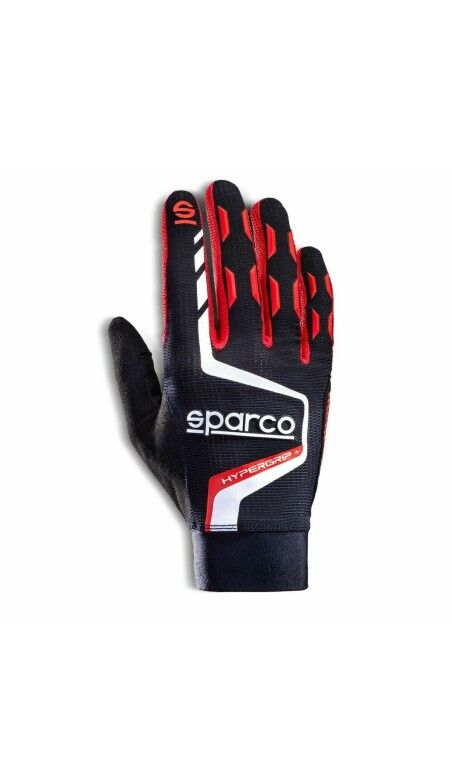Gants Sparco HYPERGRIP+ Noir/Rouge Multicouleur
