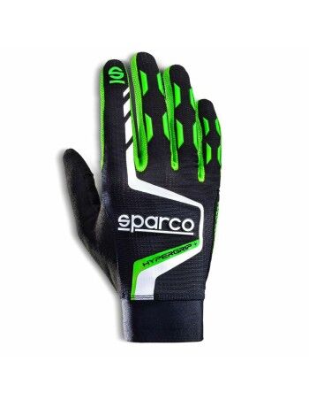 Gants Sparco HYPERGRIP+ Noir/Vert 10