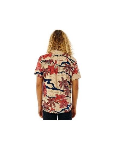 Camicia Rip Curl Barrel Killa Bone Marrone Chiaro