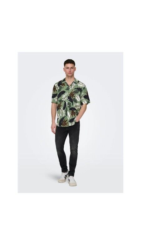 Chemise Only & Sons Olive
