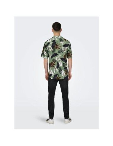 Overhemd Only & Sons Olijf