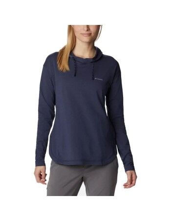 Sweat sans capuche femme Columbia Sun Trek™ Eu Hooded Blue marine