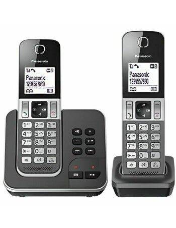 Draadloze telefoon Panasonic KX-TGD322 Wit Zwart Zwart/Gris