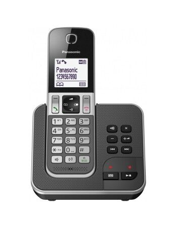 Telefono Senza Fili Panasonic KX-TGD320FRG Bianco Nero Grigio 2