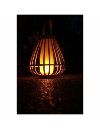 Solarlampe Beige Flammeneffekt 2