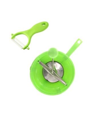 Groenteschiller en rasp Fackelmann Vert Keramisch Roestvrij staal Plastic 20 x 40 x 30 cm 2 Onderdelen