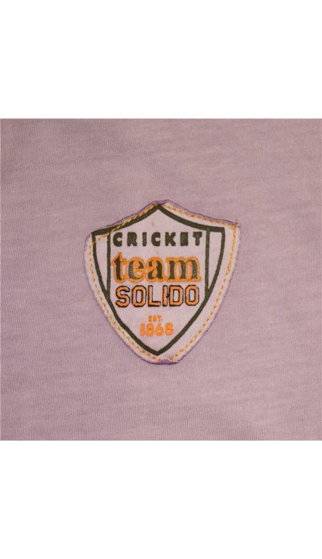 Polo a Maniche Corte Uomo Solido Team Cricket