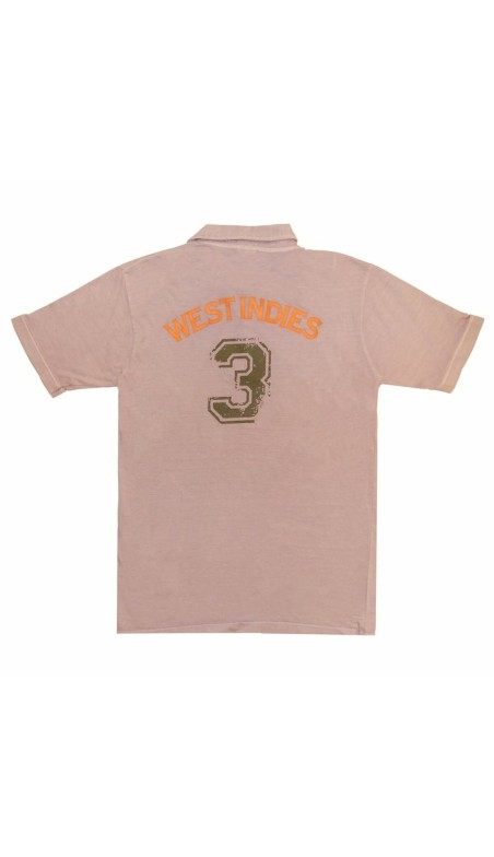 Polo a Maniche Corte Uomo Solido Team Cricket