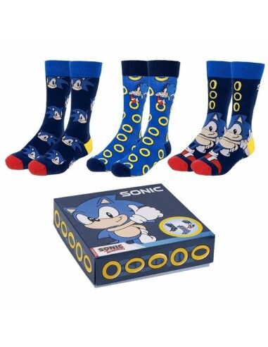 Calcetines Sonic 3 Piezas