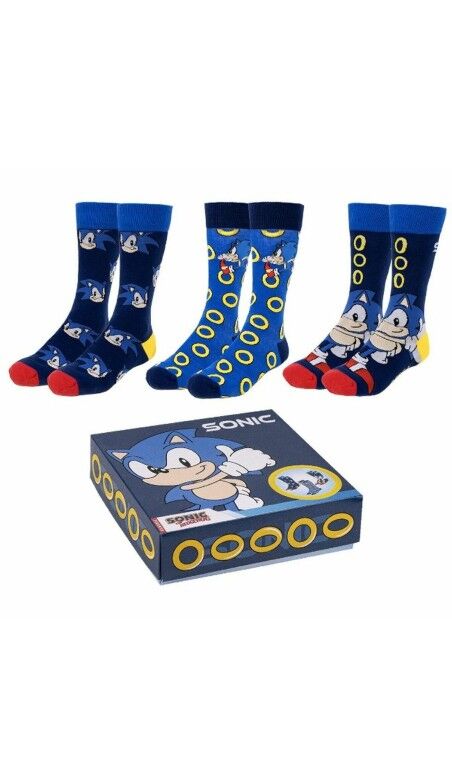 Calzini Sonic 3 Pezzi