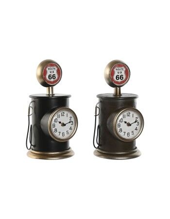 Horloge de table Home ESPRIT Multicouleur Métal