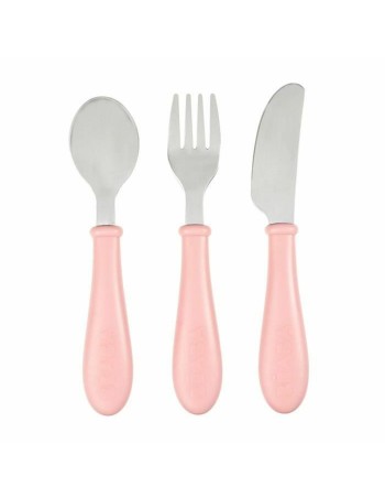 Couverts Béaba Rose Acier inoxydable 3 Pièces 2