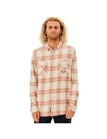 Herren Langarm-Hemd Rip Curl Salt Water Culture Beige (S)