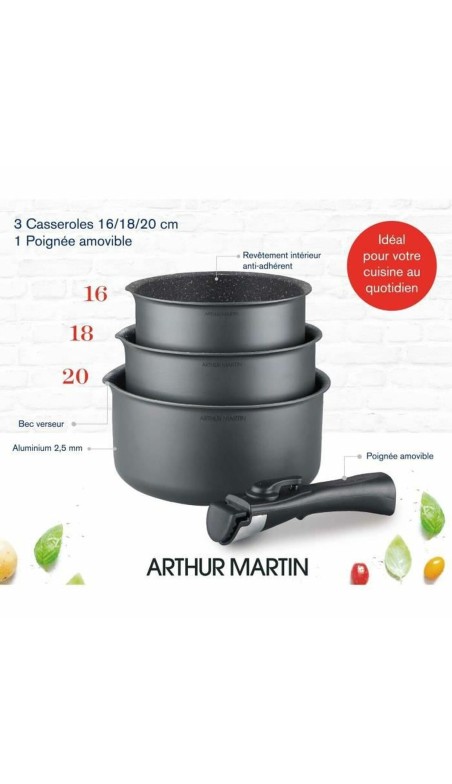 Batterie de Cuisine Arthur Martin  