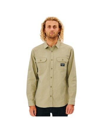 Camisa de Manga Comprida Homem Rip Curl Epic Bege (S)