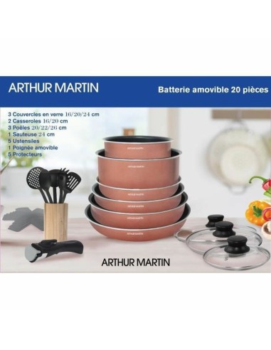 Batteria da Cucina Arthur Martin   20 Pezzi