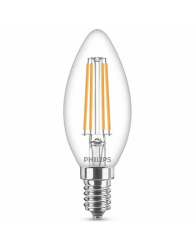 Ampoule LED Bougie Philips Equivalent  E14 60 W Blanc E (2700 K)
