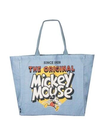 Sac à Achats Mickey Mouse Bleu 48 x 43 x 17 cm