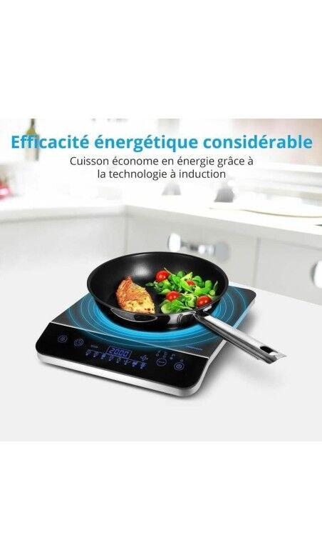 Plaque à Induction Medion Noir 2000 W