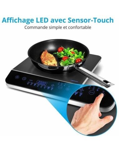 Plaque à Induction Medion Noir 2000 W