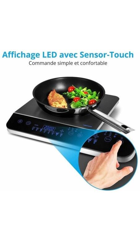 Plaque à Induction Medion Noir 2000 W