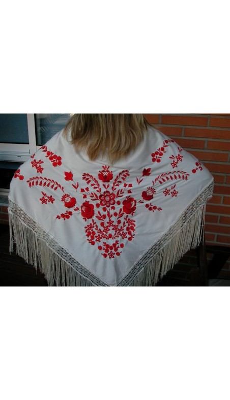 Châle PGBL42 Ivoire 140 cm